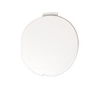 para Mazda CX-5 2017-2021 KB8A50A11 KB8A50A11BBB, Tapa de Gancho de Remolque para Parachoques Delantero, Cubierta de argolla de Remolque(Lado del Conductor, Blanco)