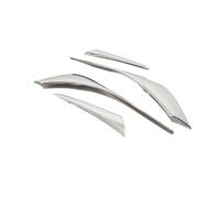 Para Mazda Cx-5 Cx5 2017-2019 2020 2021 Faros Coche Tapa Cejas Molduras Faro Trasero Delantero Párpado Accesorios Exteriores Ceja faro coche(Parte trasera cromada)