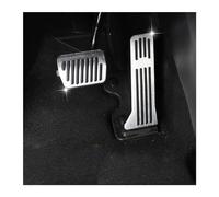 Para Mazda CX5 CX-5 2013-2016 2017 2018 2022 2023 Acelerador De Coche Pedal De Freno Pedal Reposapiés Cubierta De Placa De Pedal AT(AT 2PCS Silver)