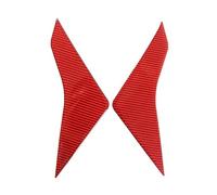 Para Mazda MX-5 2016-2023 Pegatinas De Aire Acondicionado Lateral Cambio Central Cubierta Decorativa Embellecedor Fibra Carbono Suave Coche Interior Accesorios(Red)
