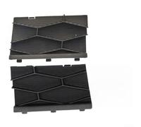 Para Mazda para cx-9 2010-2012 cubierta de gancho de remolque delantero izquierdo derecho parachoques tapa de remolque negro ABS para 2 unidades