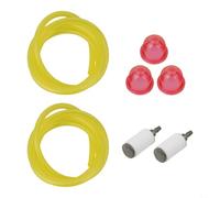 Para McCulloch GBV325 GBV345 para soplador de hojas kit de repuesto de combustible con 3 para bombillas de imprimación, 2 filtros y 1 m de 3 mm ID más 1 m de tubo de combustible de 2,5 mm ID