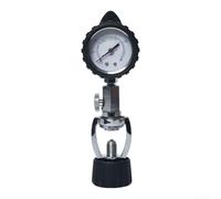 Para medidor de monitoreo de presión de buceo compatible con yugo, rango de 0 a 350 bares, diseño de precisión, cubierta protectora de goma, durabilidad probada bajo el agua