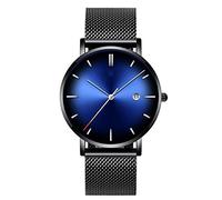 para Men Color Business Easy Wear Watch a Classic es Adecuado para Men's Watch I Reloj Inteligente Reloj (B, One Size)