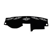 Para Mercedes-Benz Clase C 2008-2010. Almohadilla Para Salpicadero Cubiertas Para Salpicadero De Coche Mat Shading Pad(E-black red edge)