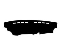 Para Mercedes-Benz Clase S 2006-2012. Almohadilla Para Salpicadero Cubiertas Para Salpicadero De Coche Mat Shading Pad(E-black red edge)