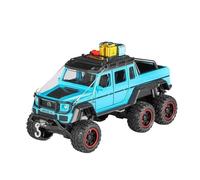 para Mercedes Benz G63 6 * 6 Adventure Edition SUV Todoterreno 1:24 Modelo De Coche De Metal Decoración De Moda para El Hogar Regalo De Cumpleaños(Blue)