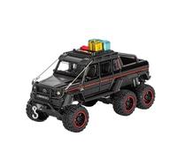 para Mercedes Benz G63 6 * 6 Adventure Edition SUV Todoterreno 1:24 Modelo De Coche De Metal Decoración De Moda para El Hogar Regalo De Cumpleaños(Black)