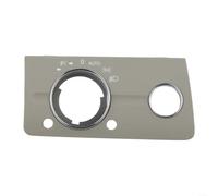 Para Mercedes Clase E W211 2003-2008 Placa de cubierta de interruptor de faros delanteros de coche, ABS+PC moldura decorativa para E230 E280 conducción a la izquierda, actualización interior amarillo