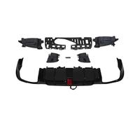 para Mercedes Clase E W213 2017-2022 ABS Difusor De Luz para Parachoques Trasero con Silenciador De Escape Alerón Trasero para Coche