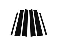 Para Mercedes Clase ML W164 2006-2011 Moldura Adhesiva Negra Brillante Para La Cubierta Del Poste De La Ventana De La Puerta LIANGYIMEI