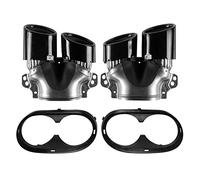 Para Mercedes Para Benz AMG A45 W177 CLA35 CLA45 C118 X247 GLB35 Puntas De Escape Reemplazo Parachoques Trasero Turbo Silenciador(2)