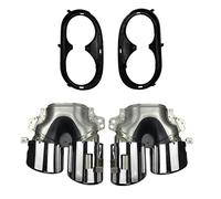 Para Mercedes Para Benz AMG A45 W177 CLA35 CLA45 C118 X247 GLB35 Puntas De Escape Reemplazo Parachoques Trasero Turbo Silenciador(1)