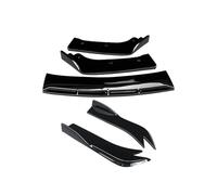 para Mercedes para Benz AMG GLB35 2019-2022 Parachoques Delantero Divisores Alerón Trasero Envolvente Angular Tipo Aleta De Tiburón(Gloss Black)