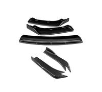 para Mercedes para Benz AMG GLB35 2019-2022 Parachoques Delantero Divisores Alerón Trasero Envolvente Angular Tipo Aleta De Tiburón(Carbon Look)