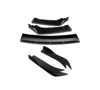 para Mercedes para Benz AMG GLB35 2019-2022 Parachoques Delantero Divisores Alerón Trasero Envolvente Angular Tipo Aleta De Tiburón(Matte Black)