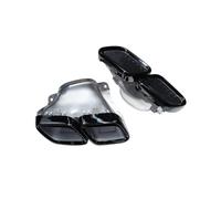 Para Mercedes Para Benz AMG GT63S W167 Tubo Escape Acero Inoxidable Chapado En Negro Con Cuatro Salidas Rectangulares(Black)