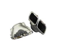 Para Mercedes Para Benz AMG GT63S W167 Tubo Escape Acero Inoxidable Chapado En Negro Con Cuatro Salidas Rectangulares(Plata)