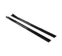 para Mercedes para Benz AMG GTR CLA GLA B-Class W117 C117 W117 A45 CLS SLS W211 W212 W213 Extensiones Laterales De Faldón De Coche Spoilers(Negro Dorado)