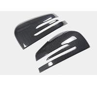 Para Mercedes Para Benz AMG W166 C292 X166 GLE Wagon Coupe GL GLS Class Cubierta De Espejo Retrovisor Superposición Accesorios Cromados BLNETU(Carbon Fiber Color)