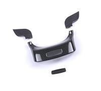 Para Mercedes Para Benz B GLA GLB Clase W247 H247 X247 2020-2022 Coche Caja Almacenamiento Con Reposabrazos Botón Interruptor Moldura Marco(Carbon fiber texture)