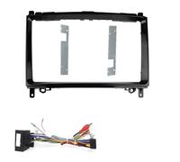 para Mercedes para Benz B200 Clase A W169 Clase B W245 2005-2011 Embellecedor De Radio Estéreo 2 DIN con Reproductor MP5 Android De 9 Pulgadas POMPOMPUR(Frame Cable Canbus)