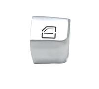 Para Mercedes Para Benz C E GLC S Clase W205 W253 W213 W293 W222 Regulador De Ventanilla Interior De Coche Tapa De Cubierta De Botón De Interruptor Botonera Elevalunas(Silver 4)