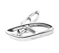 para Mercedes para Benz CLA Clase C118 W118 CLA180 200 220 250 260 2020+ Ajuste Cubierta Garganta Cola Tubo Escape Silenciador Automóvil (Color : Plata)