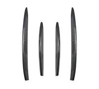 para Mercedes para Benz CLA Class C118 X118 AMG Line 2023+ Facelift Parachoques Delantero Wind Knife Faldón Parachoques Delantero Tira Alerón(Aspecto Carbono)