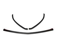 para Mercedes para Benz Clase A W177 A180 A200 A220 A250 AMG 3 Uds Parachoques Delantero De Coche Divisor De Labios Difusor Canard Spoiler(Carbon Fiber Look)