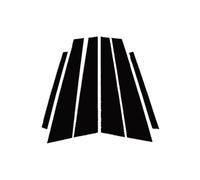 Para Mercedes Para Benz Clase C W203 2001-2007 Pegatina Negra Brillante Para El Pilar Central De La Ventana De La Puerta Del Coche LIANGYIMEI