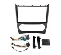 para Mercedes para Benz Clase C W203 CL203 W209 W463 2004-2007 Marco Frontal Radio De Coche Panel Control Central Kit De Tablero POMPOMPUR