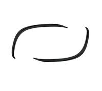 para Mercedes para Benz Clase C W205 C180 C200 C260 2019-2021 Divisor De Parachoques Delantero Alerón Lateral Rejilla De Ventilación Y Cortavientos Alerón Parachoques Delantero(1 Glossy Black)