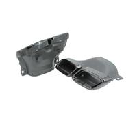 Para Mercedes Para Benz Clase C W205 C63 C200 C300 C180 C260 2015 2016 2017 2018 Punta Silenciador Tubo Escape Cuatro Salidas Garganta Cola Coche(Separate Black)
