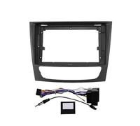 para Mercedes para Benz Clase E CLS W211 W219 S211 C219 E280 2002-2010 Adaptador De Marco De 9 Pulgadas para Panel De Radio Y Salpicadero RESPUNEKBAH(Frame Cable Canbus)