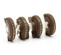 Para Mercedes Para Benz Clase E W211 E200 E300 Rodillo De Control De Ventilación Del Aire Acondicionado Delantero Y Trasero(Dark Yellow 4pcs)