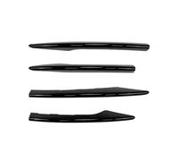 para Mercedes para Benz Clase E W213 2021-2023: Spoiler Delantero, Rejilla De Ventilación Y Embellecedor para Faros Antiniebla Alerón Delantero para Coche(Glossy Black)