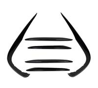 para Mercedes para Benz Clase E W213 AMG para Line 4 Puertas 2016-2020 Divisor De Parachoques Delantero Alerón Y Embellecedor De Faros Antiniebla QAQMHVCVB(Carbon Fiber Look)