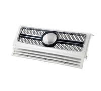 Para Mercedes Para Benz Clase G W463 Wagon G550 G500 G350 G55 G63 AMG 1990-2018 Rejilla De Malla Superior Del Capó Para Parachoques Delantero Rejilla De Radiador(Blanco)