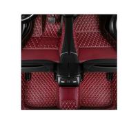 para Mercedes para Benz Clase ML W164 2005-2011 5 Asientos Alfombrillas De Cuero para El Interior del Coche A Medida(Red)