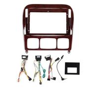 para Mercedes para Benz Clase S W220 S280-S600 AMG 1998-2005 Adaptador De 9 Pulgadas para Marco Coche Panel De Instalación para Radio Android 2DIN RESPUNEKBAH
