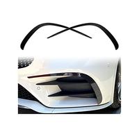 para Mercedes para Benz CLS-Class C257 AMG Sport 2018 2019 2020 Parachoques Delantero Coche Alerón Divisor Embellecedor Decorativo Plástico ABS HETEVSCCK(Carbon Fiber Look)