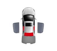 para Mercedes para Benz EQC SUV 2019-2024 Parasol Ventana Trasera Coche Lateral para Bebé Parasol para Parabrisas Delantero Cortina Parasol Parasol Coche(3PCS Rear Back)
