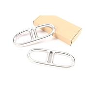 Para Mercedes Para Benz GLA Clase H247 2020 2021 Accesorios De Marco De Garganta Trasera De Coche Cubierta De Tubo De Escape Exterior(Plata)