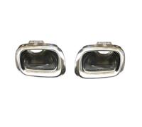 Para Mercedes Para Benz GLA W156 X156 GLA200 GLA220 GLA260 2015-2018 2019 Silenciador Escape Trasero Embellecedor Tubo Garganta Trasera KISSGPIPOL(A pair)