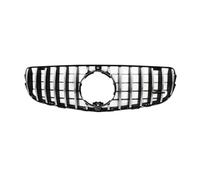 Para Mercedes Para Benz GLC W253 X253 C253 2016 2017 2018 2019 GT Para AMG Racing Style Grill Parachoques Delantero Parrilla Radiador Pieza Repuesto Protector Radiador(Plata)