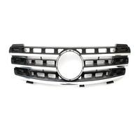 Para Mercedes Para Benz Para Clase ML W164 2005-2008 ML320 ML350 ML500 ML550 Parachoques Delantero Superior Rejilla De Carreras Rejilla Parrilla del parachoques delantero(AMG Glossy Black)
