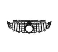 Para Mercedes Para Benz Para E Clase E200 E250 E300 E43 W213 Para GT 2016-2020 Parrilla Delantera Malla Para Capó Parachoques Superior Coche Rejilla Parachoques Delantero(Black)