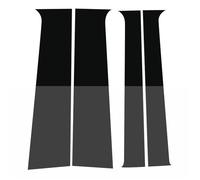 Para Mercedes Para Benz Para VITO CLASE V W447 2016-2020 Moldura para pilares de puerta y ventana pegatina para columna BC LIANGYIMEI(Car With Strip 4Pcs)