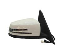 Para Mercedes Para Benz W204 C63 C200 C180 2006-2013 Conjunto Espejo Puerta Lateral Lámpara De Señal Giro Plegable Eléctrica Para Coche IENQBVL(Only Right White)